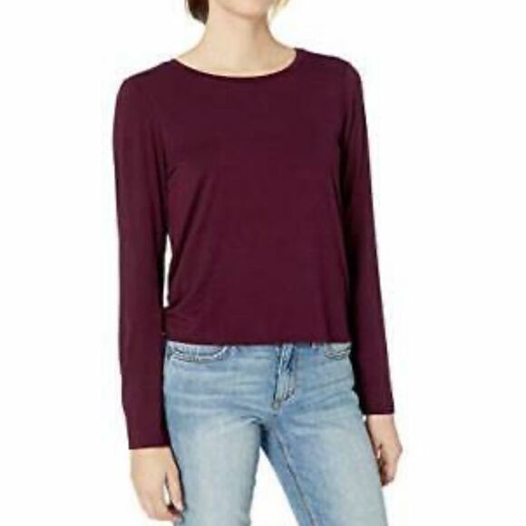 BB Dakota boysenberry tie Back tee NWT - Picture 1 of 8
